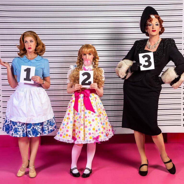 Pictured L to R: Mary Kalita, Melissa Momboisse, J. Conrad Frank. Photo by Lois Tema.